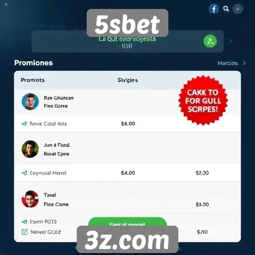 Avaliação das promoções disponíveis no 5sbet